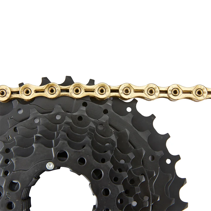 Racework Bicycle Hollow Chain 11 Speed Golden Color - Image 3