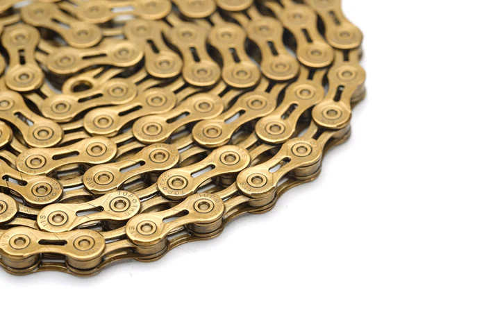 Racework Bicycle Hollow Chain 11 Speed Golden Color - Image 4