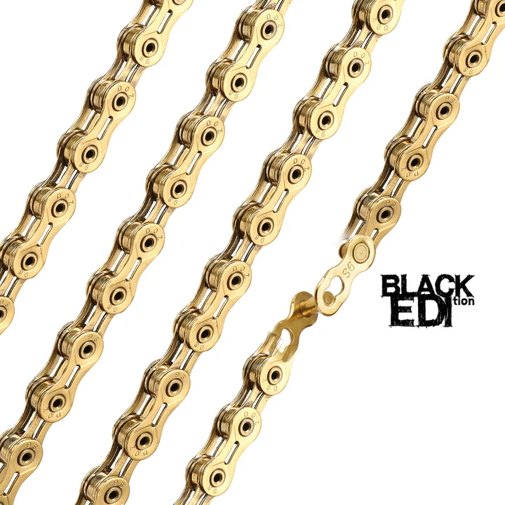 Racework Bicycle Hollow Chain 11 Speed Golden Color - Image 6