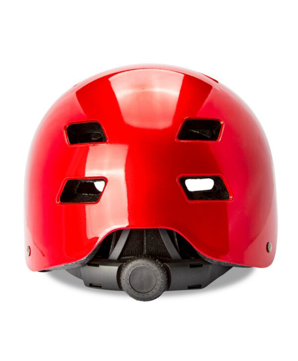 Spartan Mirage Kids Helmet, Adjustable 53-56cm, 12 Vents, Ultra-Durable ABS, Dial-Fit System for Ages 6+ - Satin Red - Image 2