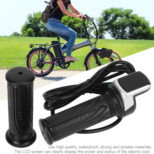 Throttle Grips with LCD Electric E‑Bike Speed Switch Governing Throttle Grips