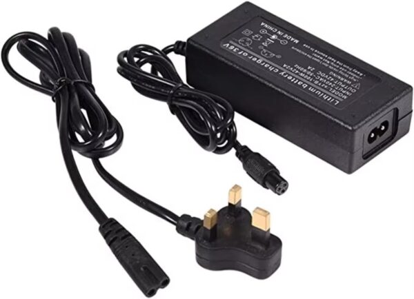 42V 2A – 3-Prong 3-Pin Electric Scooter Charger Fast Safe Adapter. (pin size m12 8mm)